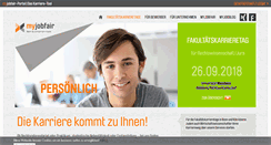 Desktop Screenshot of myjobfair.de